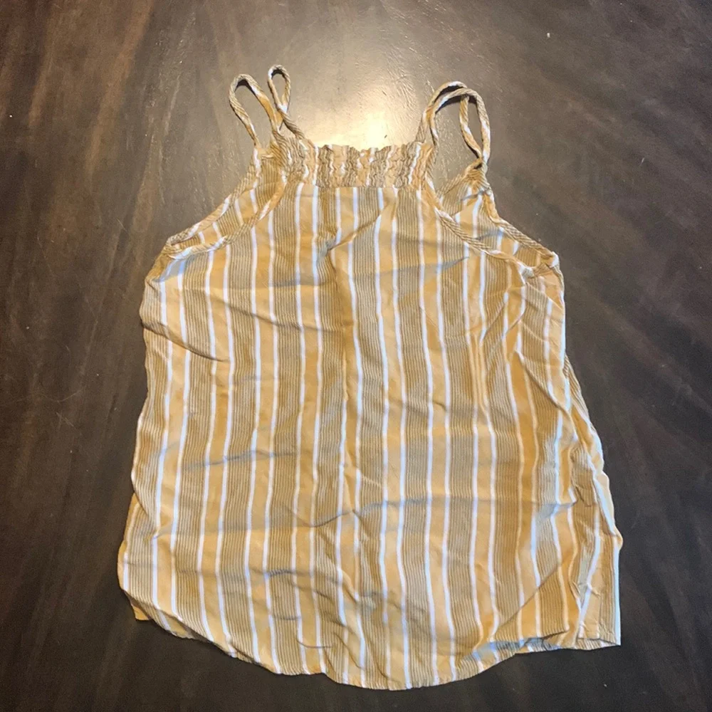 Pink Republic‎ Girls Tank Top Yellow Striped Size XS
